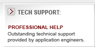 Tech Support | Professional Help: Outstanding technical support provided by application engineers.